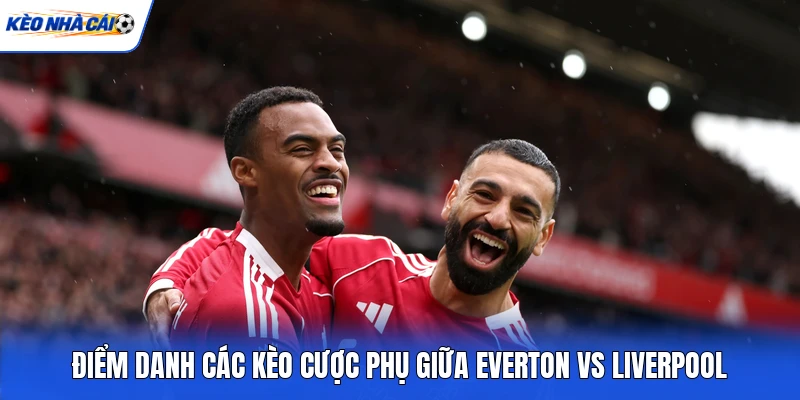 Điểm danh các kèo cược phụ giữa Everton vs Liverpool Điểm danh các kèo cược phụ giữa Everton vs Liverpool